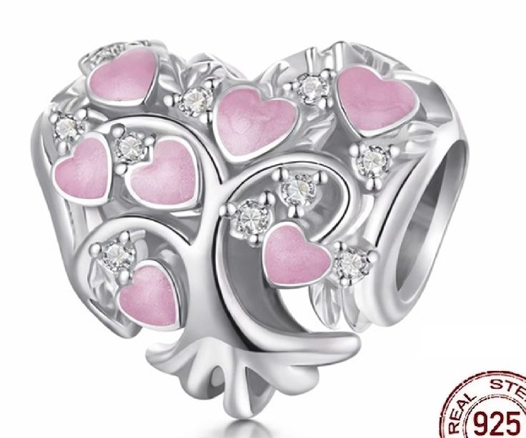 Roze Hart Hartjes Bedel Roze Hart Boom